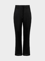 Брюки изо льна с вискозой