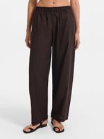 Брюки изо льна и вискозы