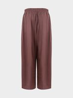 Брюки изо льна и вискозы