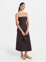 Юбка из лиоцелла со льном