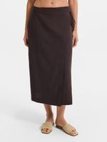 Юбка из лиоцелла со льном