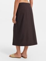 Юбка из лиоцелла со льном