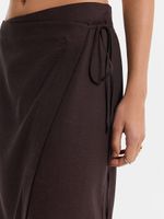 Юбка из лиоцелла со льном