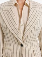 Жакет изо льна и вискозы