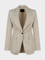 Жакет изо льна и вискозы