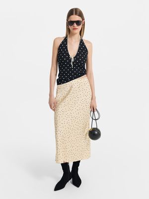 

Юбка миди из сатина