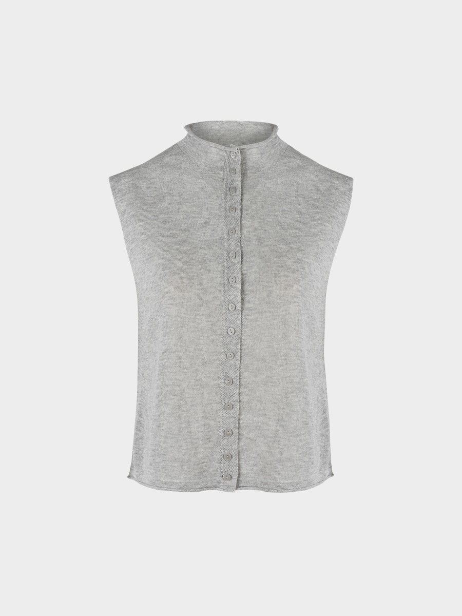 Жилет со льном и лиоцеллом