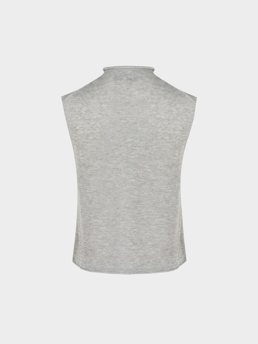 Жилет со льном и лиоцеллом