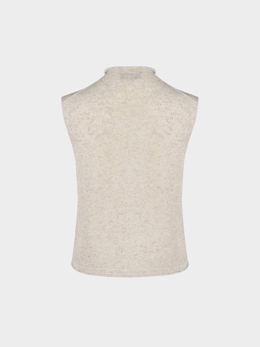 Жилет со льном и лиоцеллом