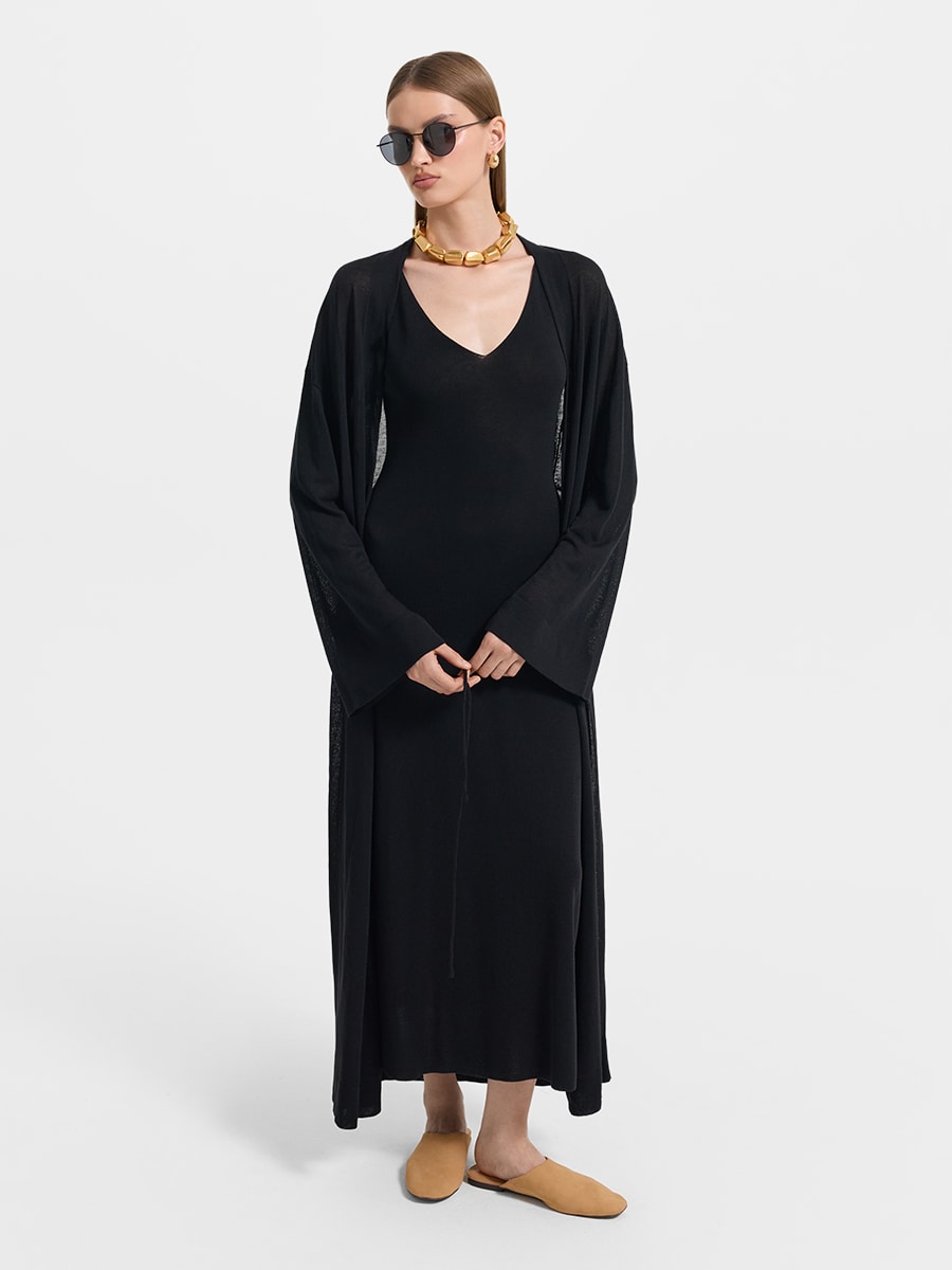 Кардиган со льном и лиоцеллом 6254325601-50