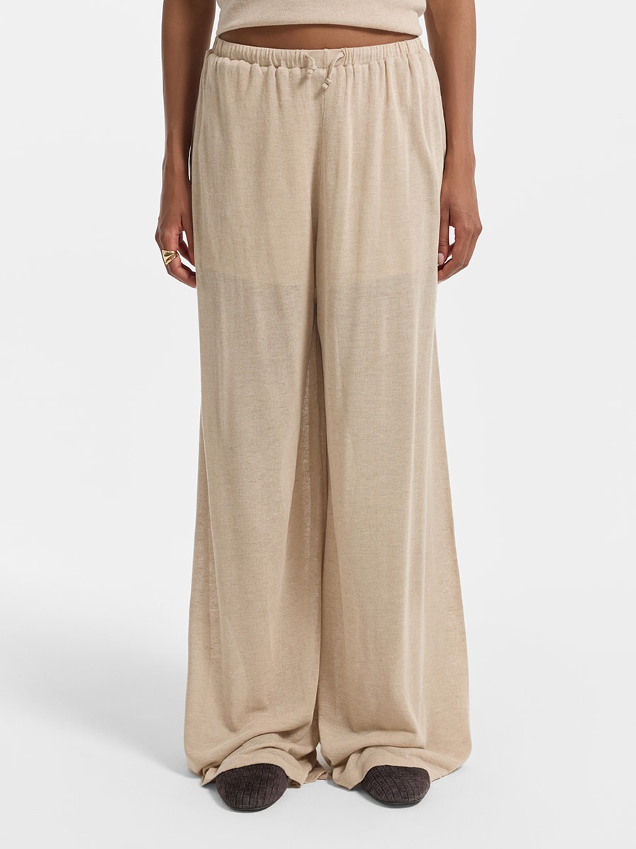 Брюки со льном и лиоцеллом
