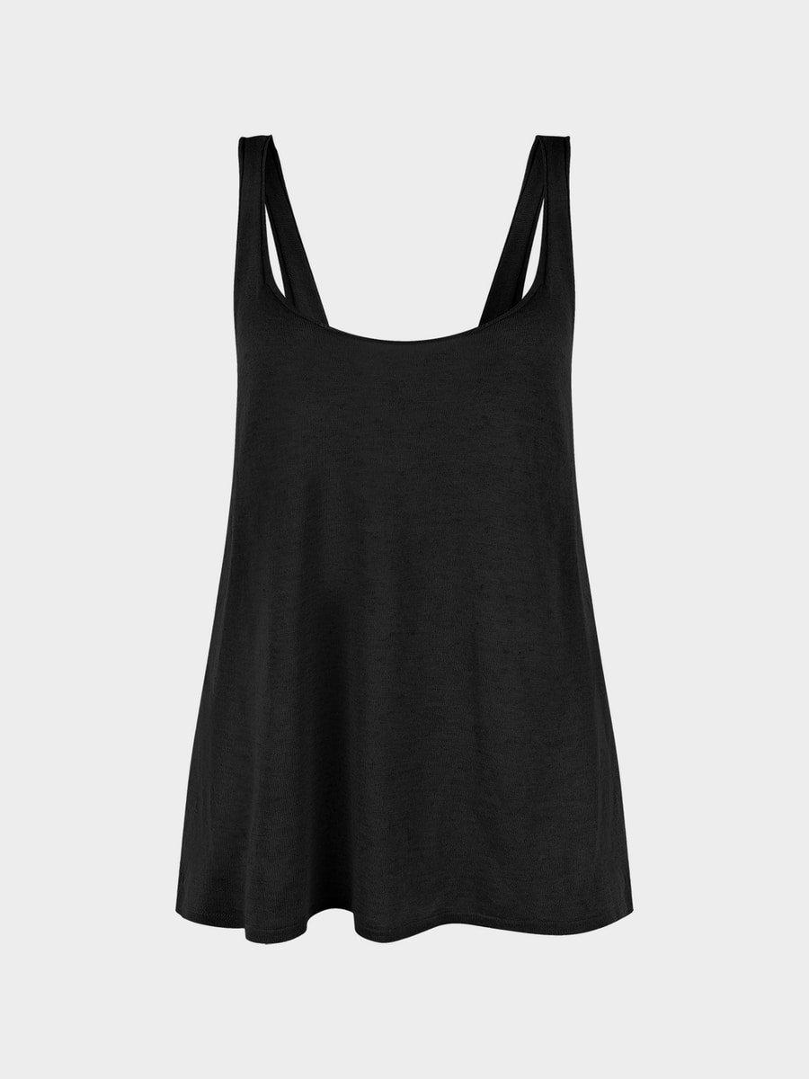 Майка со льном и вискозой