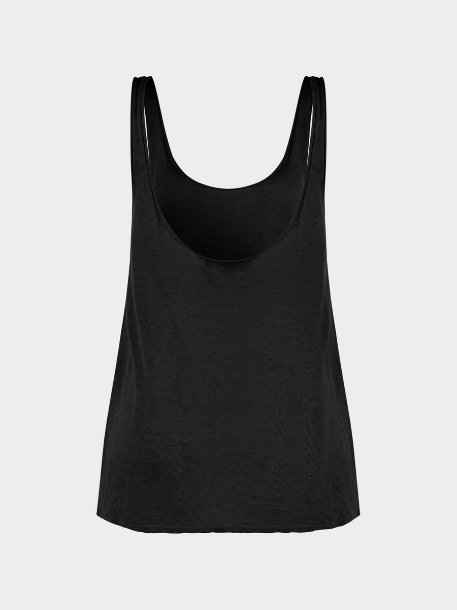 Майка со льном и вискозой