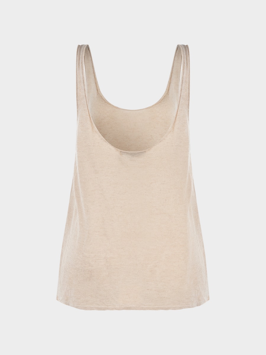 Майка со льном и вискозой