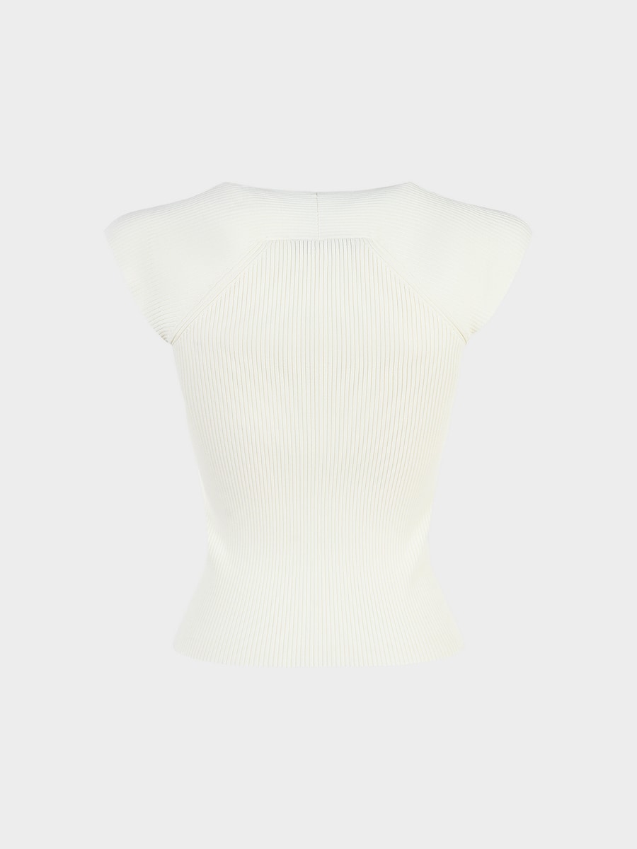 Трикотажный топ с завязками