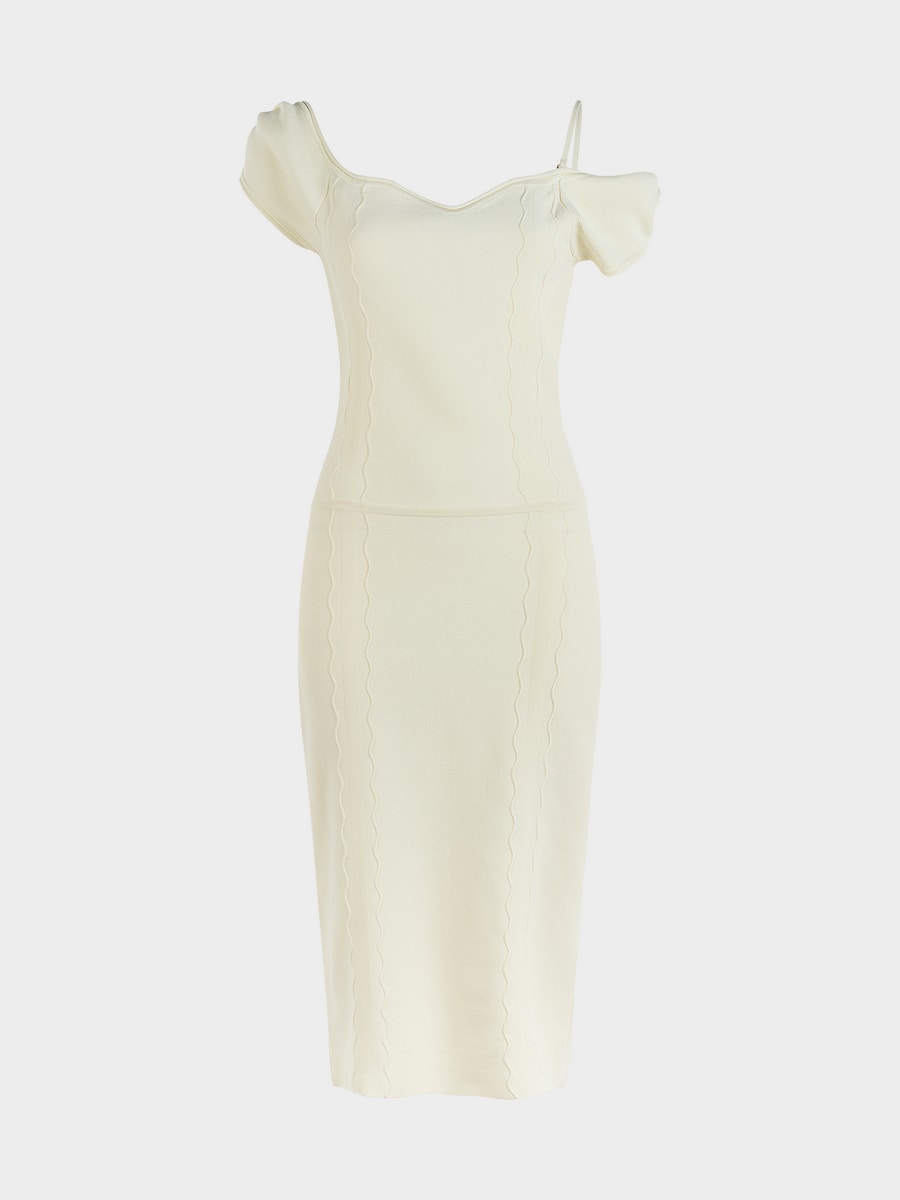 Трикотажное платье миди