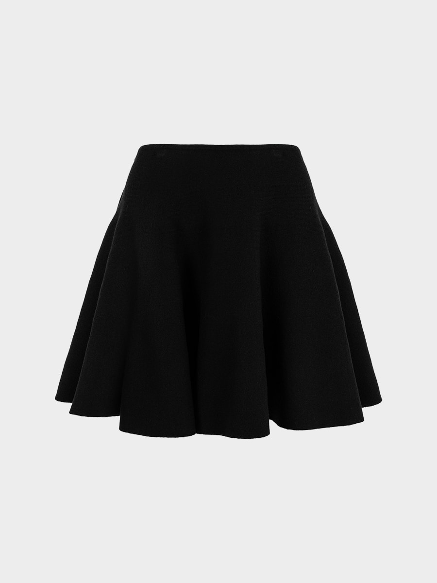 Трикотажная юбка с хлопком