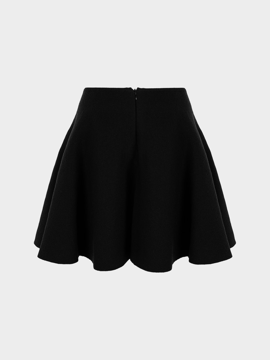 Трикотажная юбка с хлопком