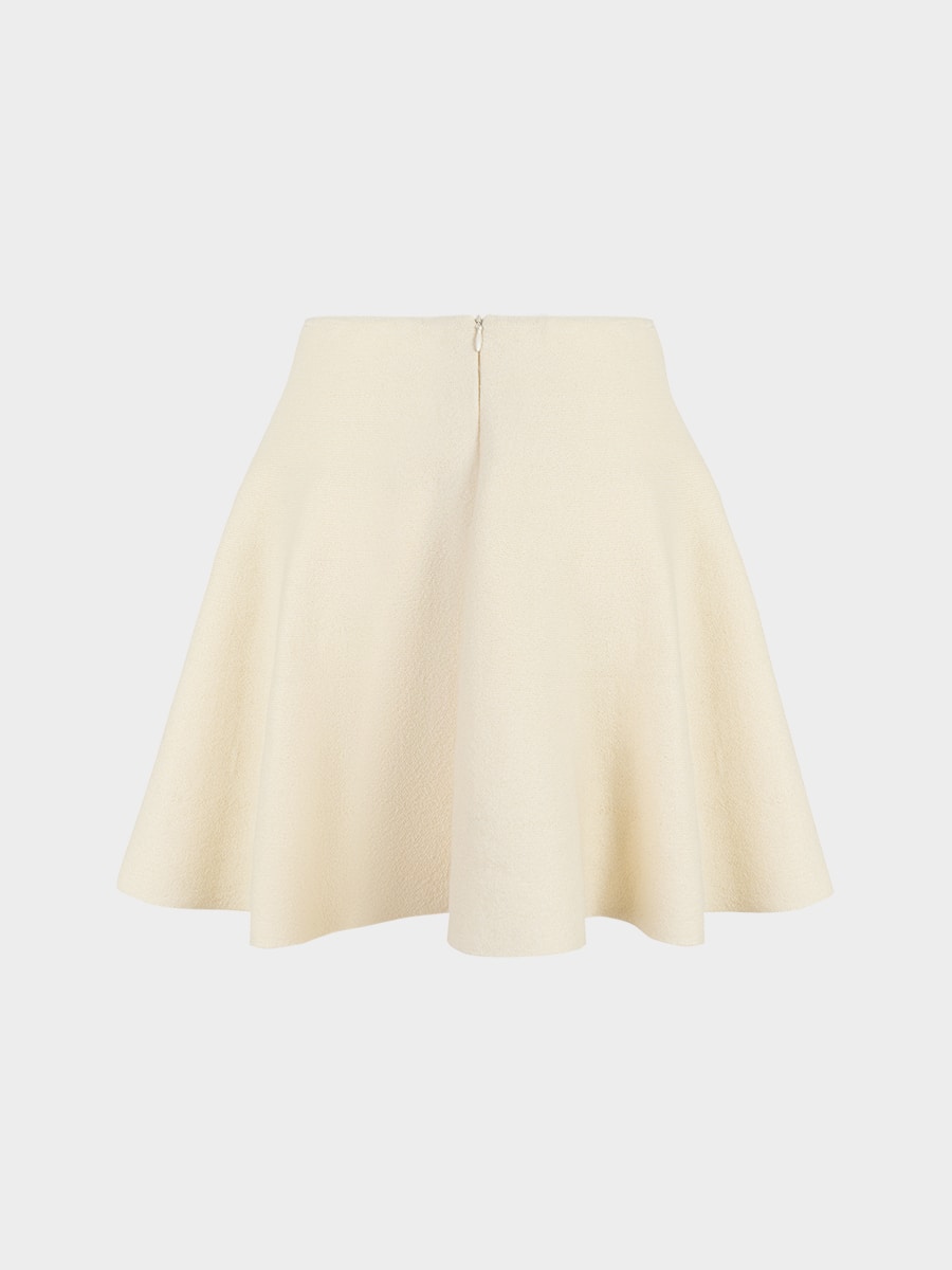 Трикотажная юбка с хлопком