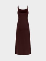 Трикотажное платье на бретелях