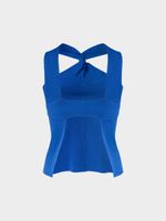 Трикотажный топ-халтер