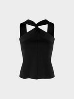 Трикотажный топ-халтер