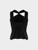 Трикотажный топ-халтер