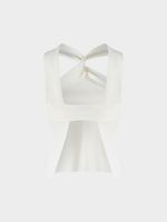 Трикотажный топ-халтер