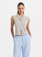 Жилет со льном и лиоцеллом