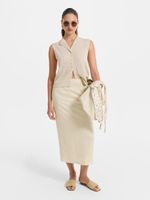 Жилет со льном и лиоцеллом