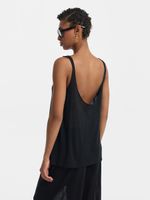 Майка со льном и вискозой