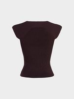 Трикотажный топ с завязками