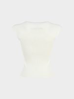 Трикотажный топ с завязками