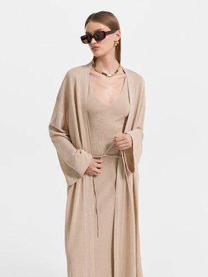 

Кардиган со льном и лиоцеллом