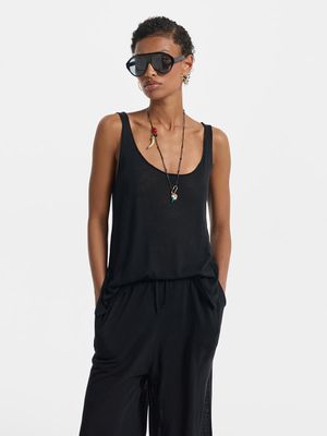 

Майка со льном и вискозой