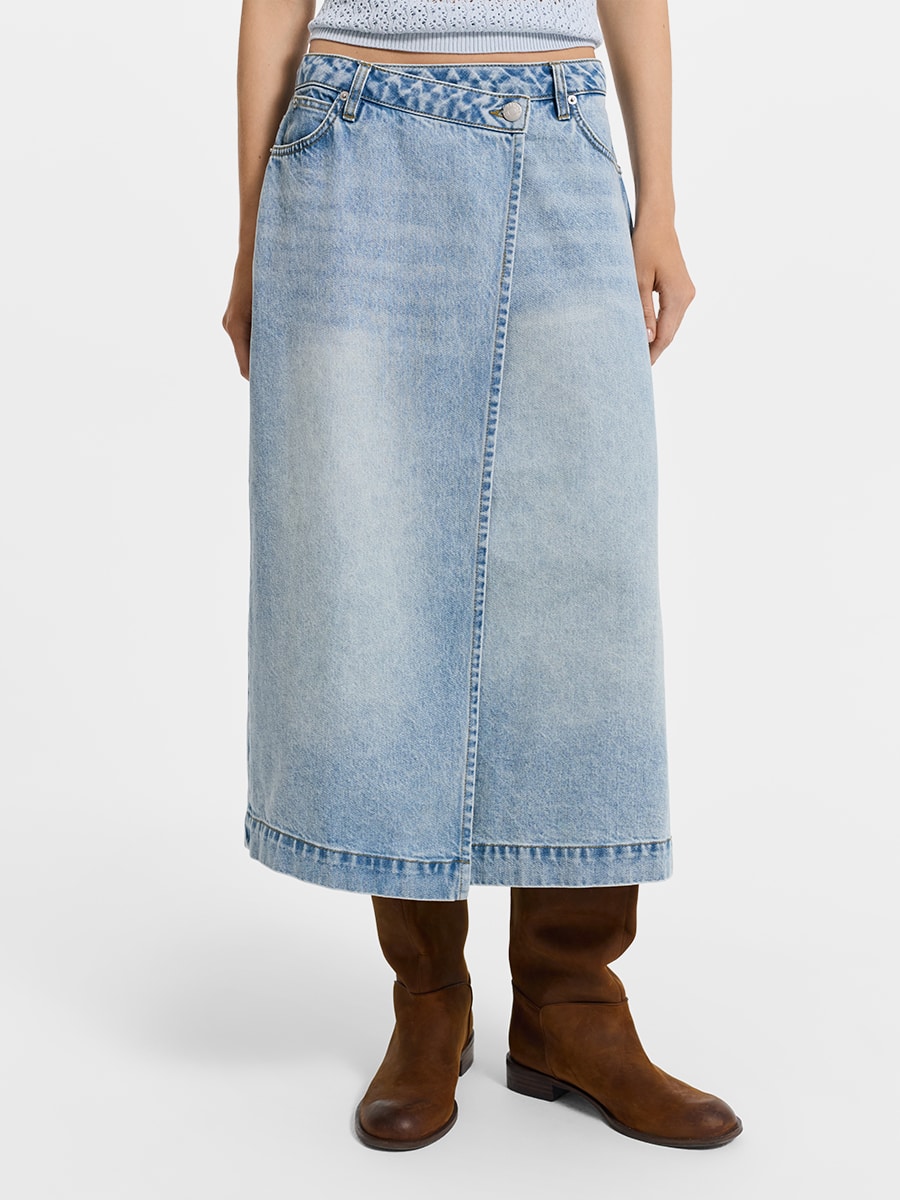 Юбка джинсовая