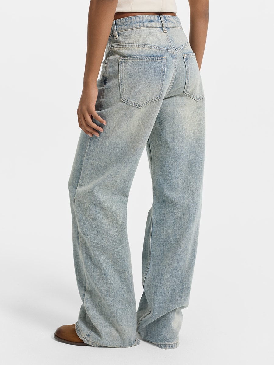 Брюки джинсовые женские