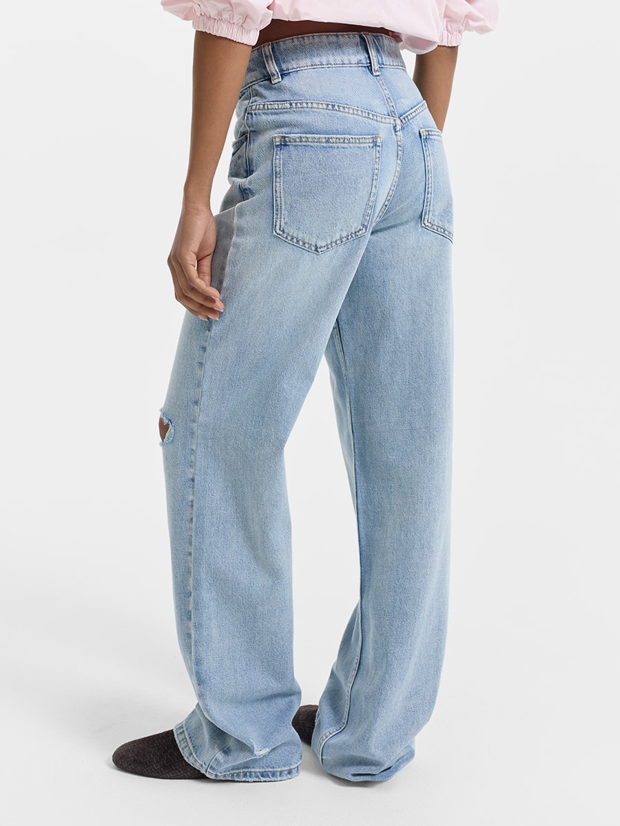 Брюки джинсовые женские