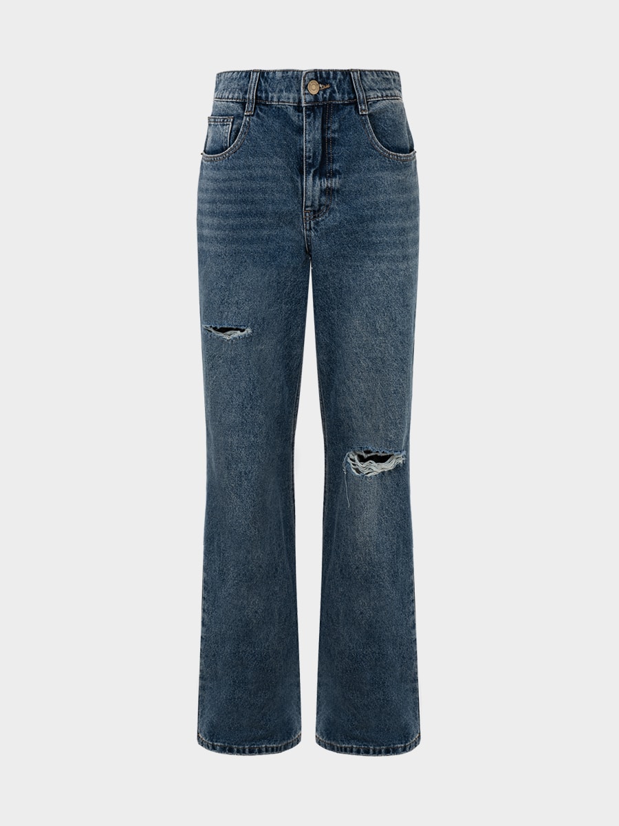 Брюки джинсовые женские