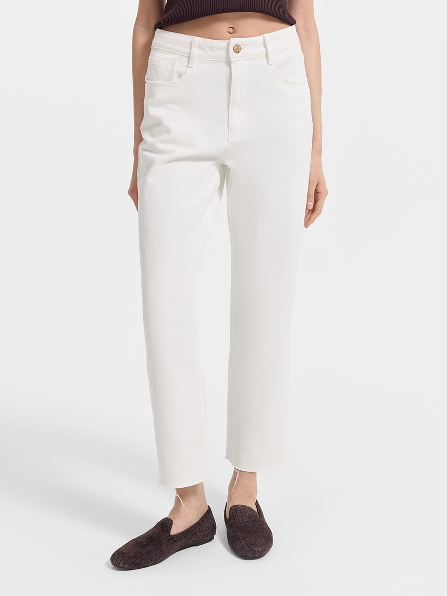 Брюки джинсовые женские