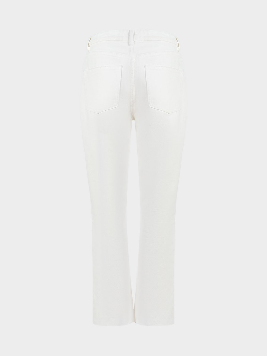 Прямые джинсы со средней посадкой 