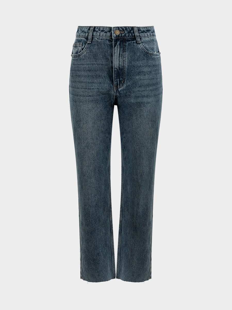 Прямые джинсы 