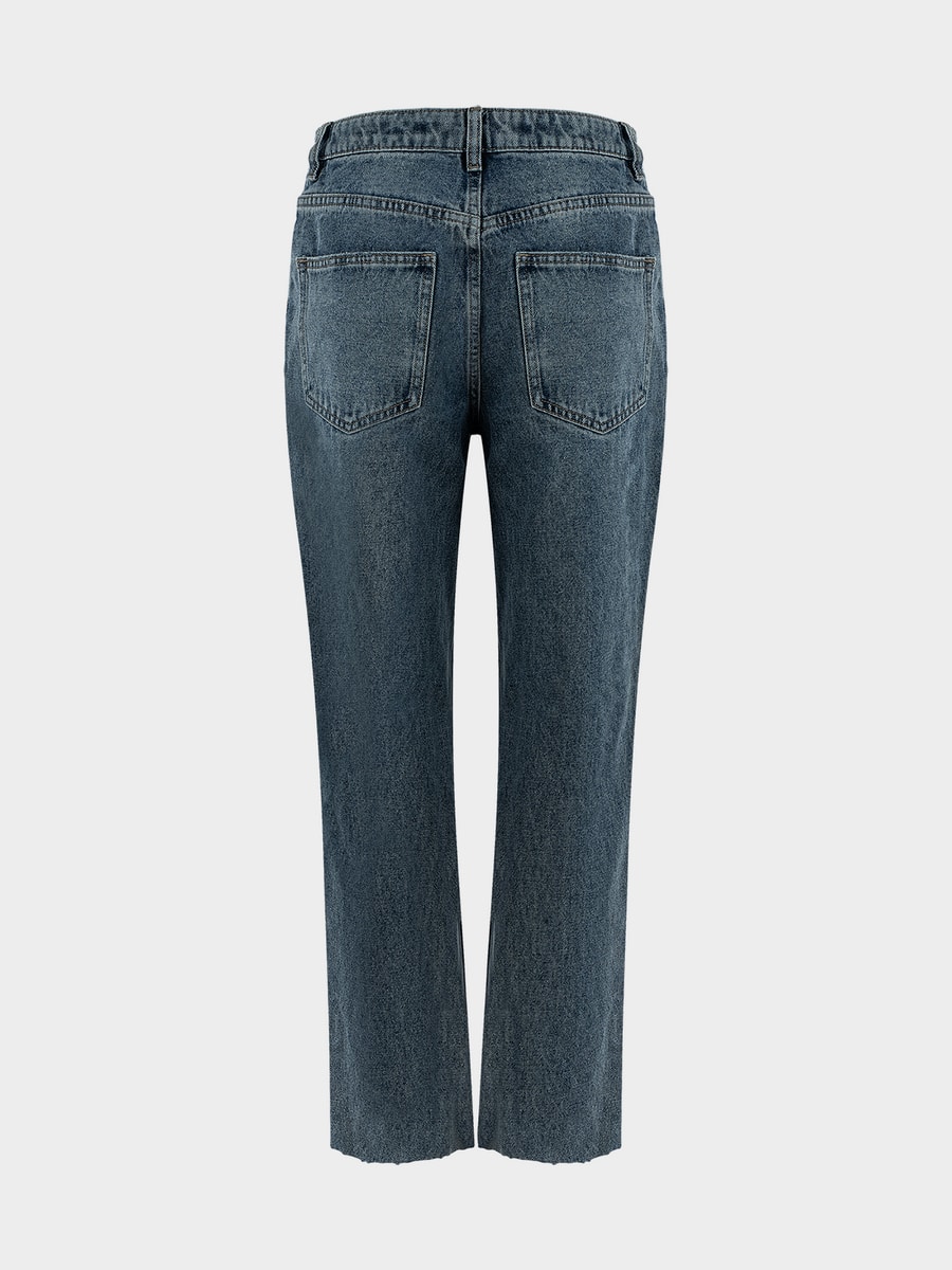 Прямые джинсы 