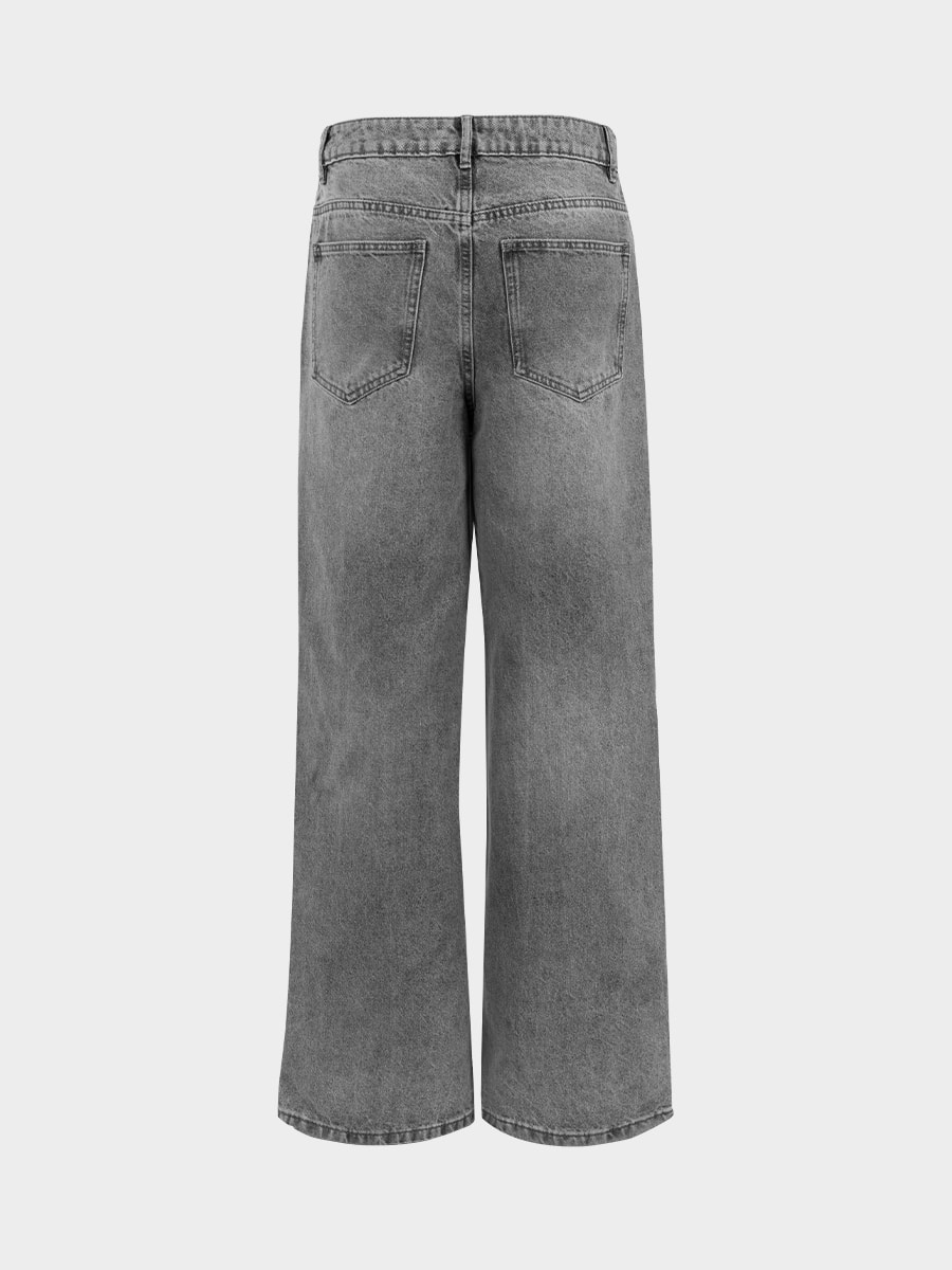 Широкие джинсы 