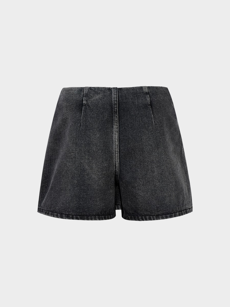 Джинсовая юбка-шорты