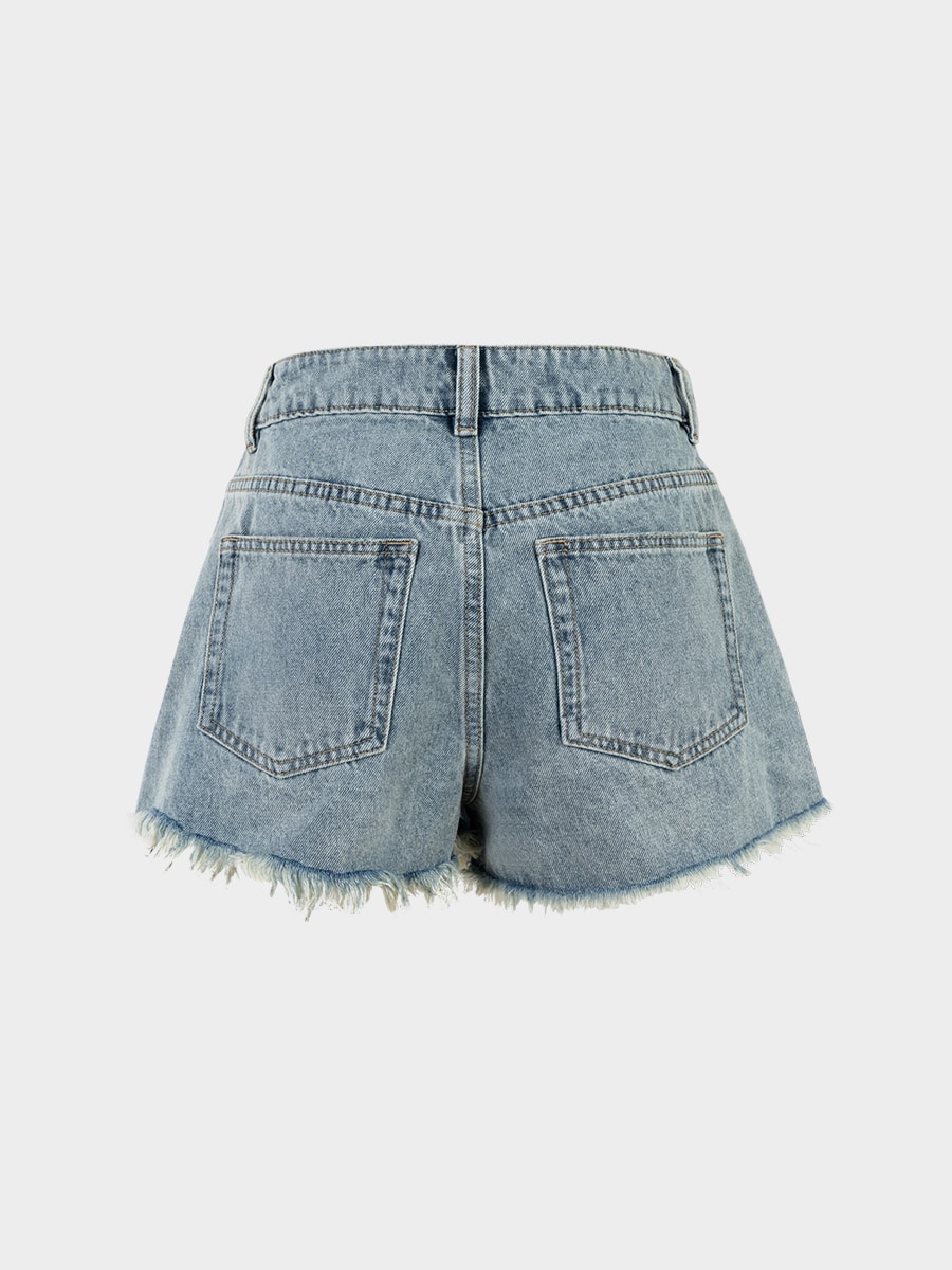 Джинсовые шорты мини