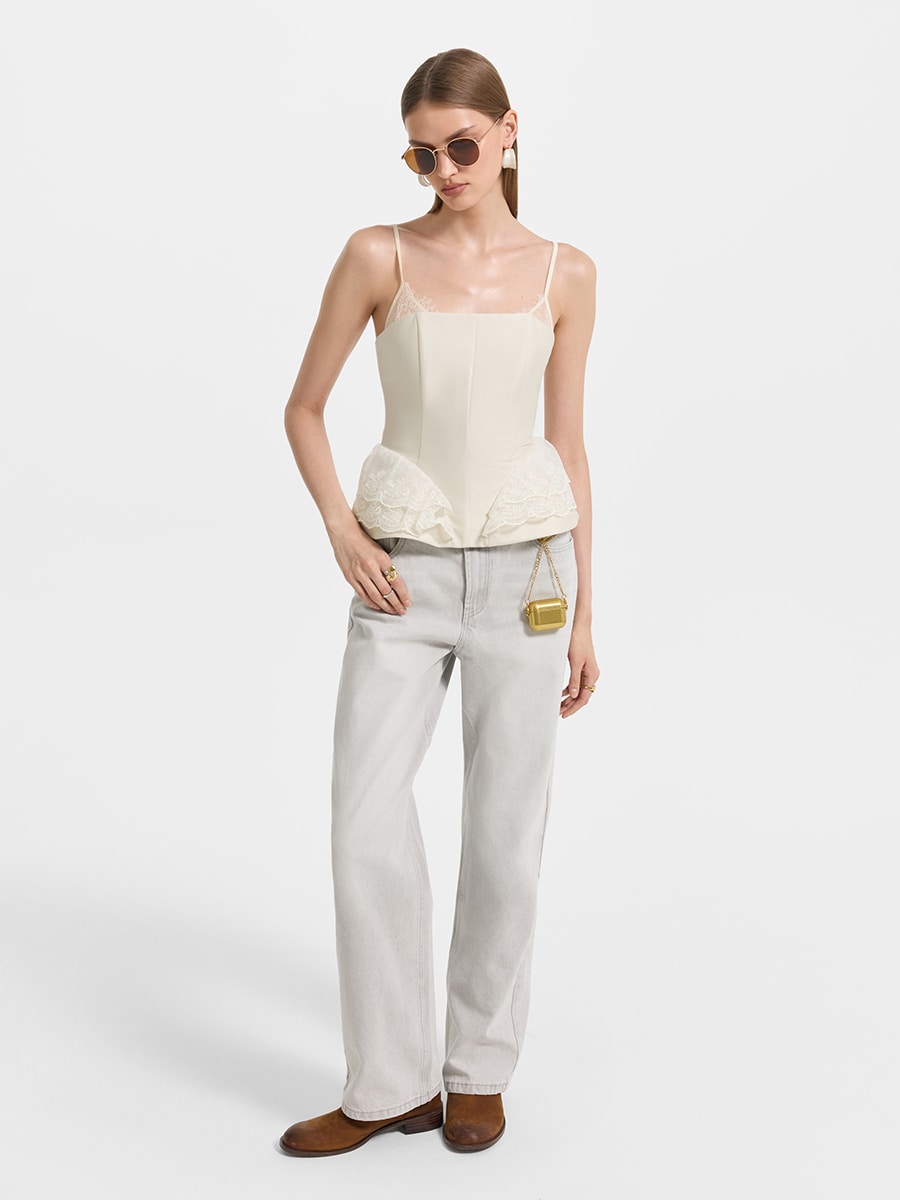 Брюки джинсовые женские