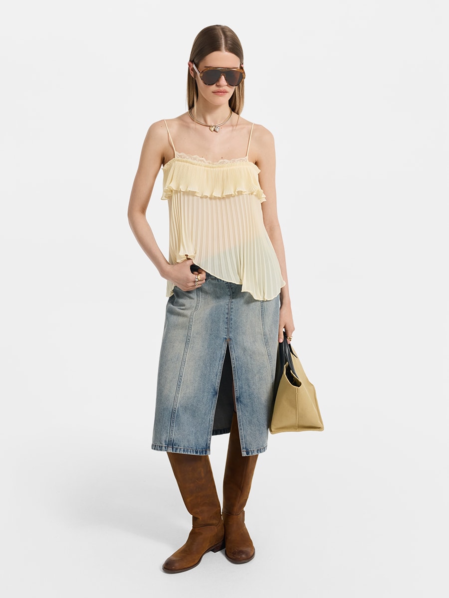 Юбка джинсовая