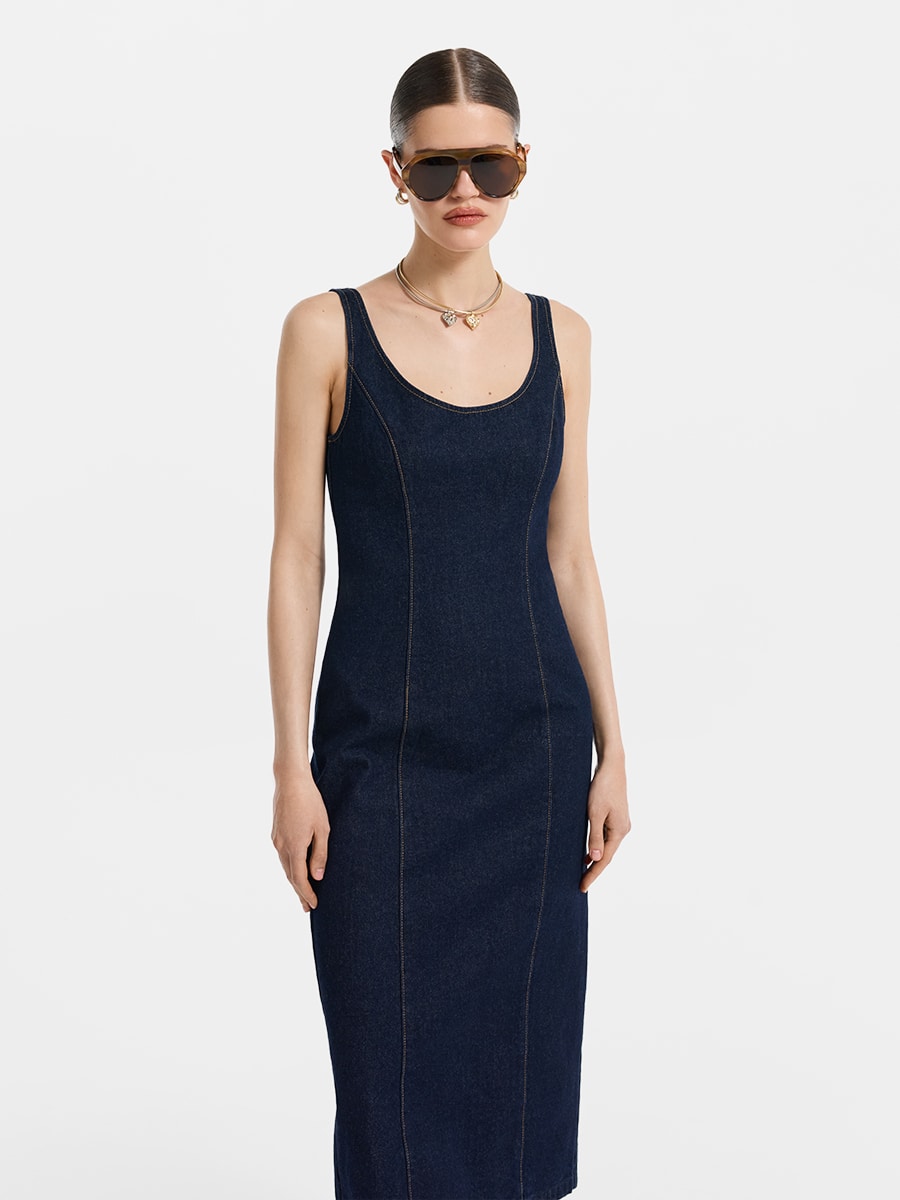 Платье джинсовое