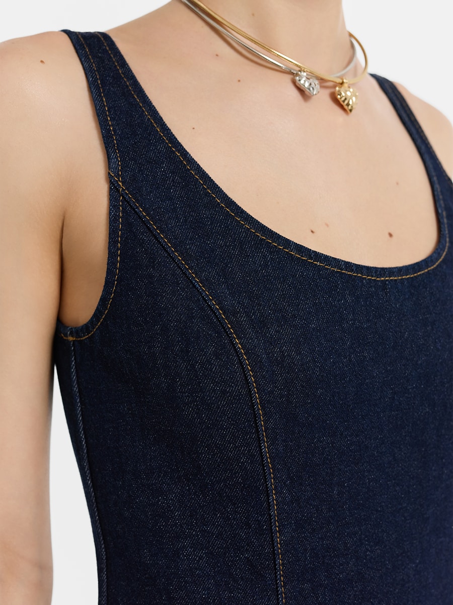 Платье джинсовое